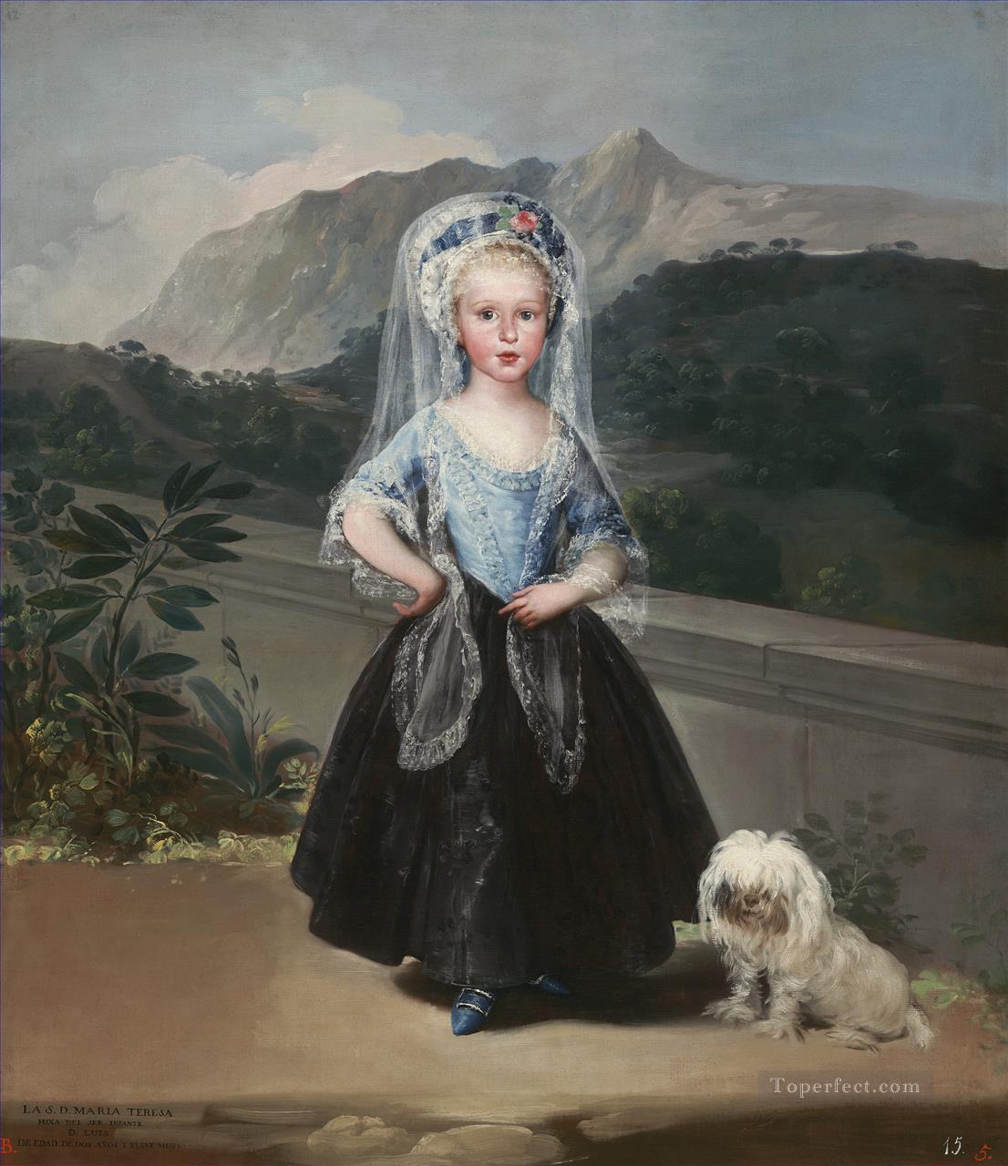 Retrato de María Teresa de Borbón y Vallabriga Francisco de Goya Pintura al óleo